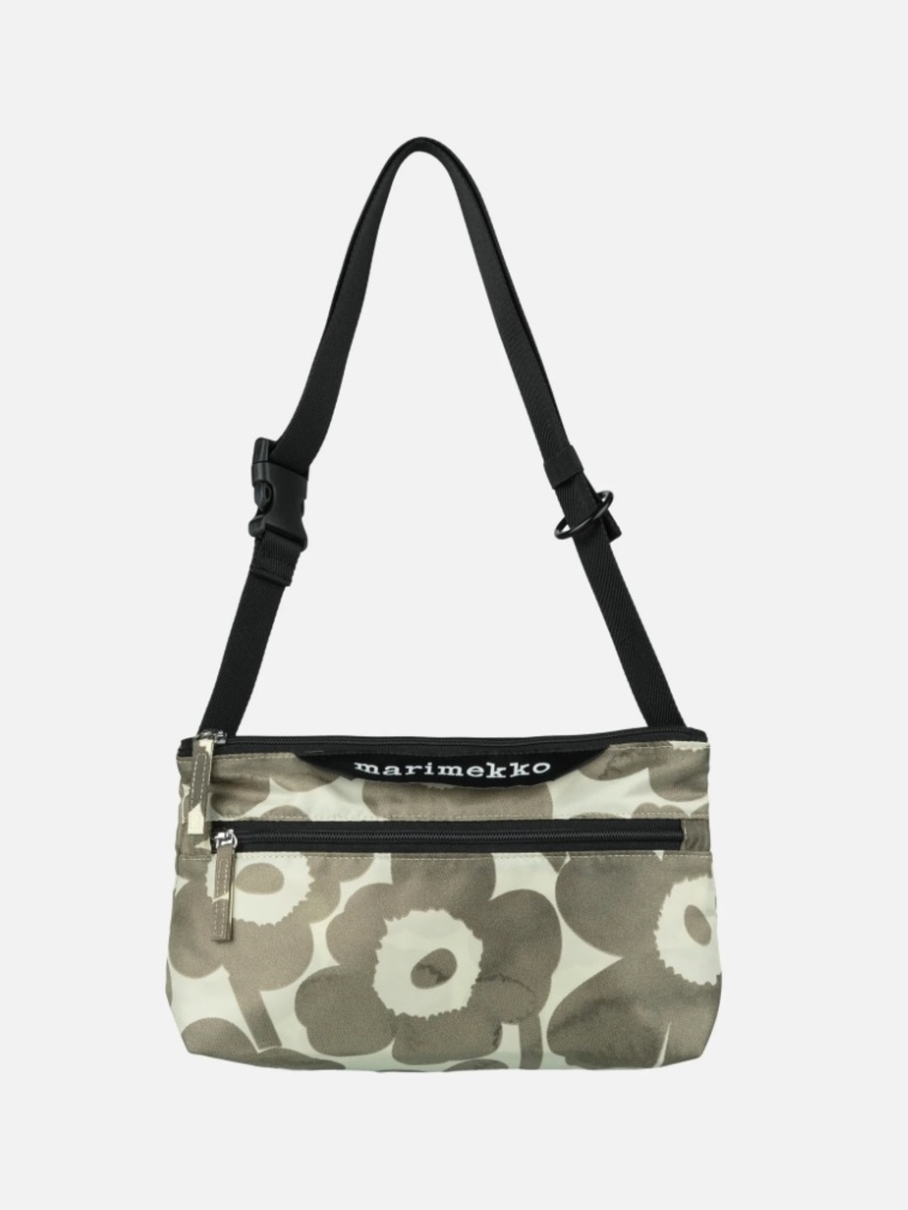 NWT Marimekko Small Neat Unikko Crossbody Shoulder Bag - Light Yellow & Beige